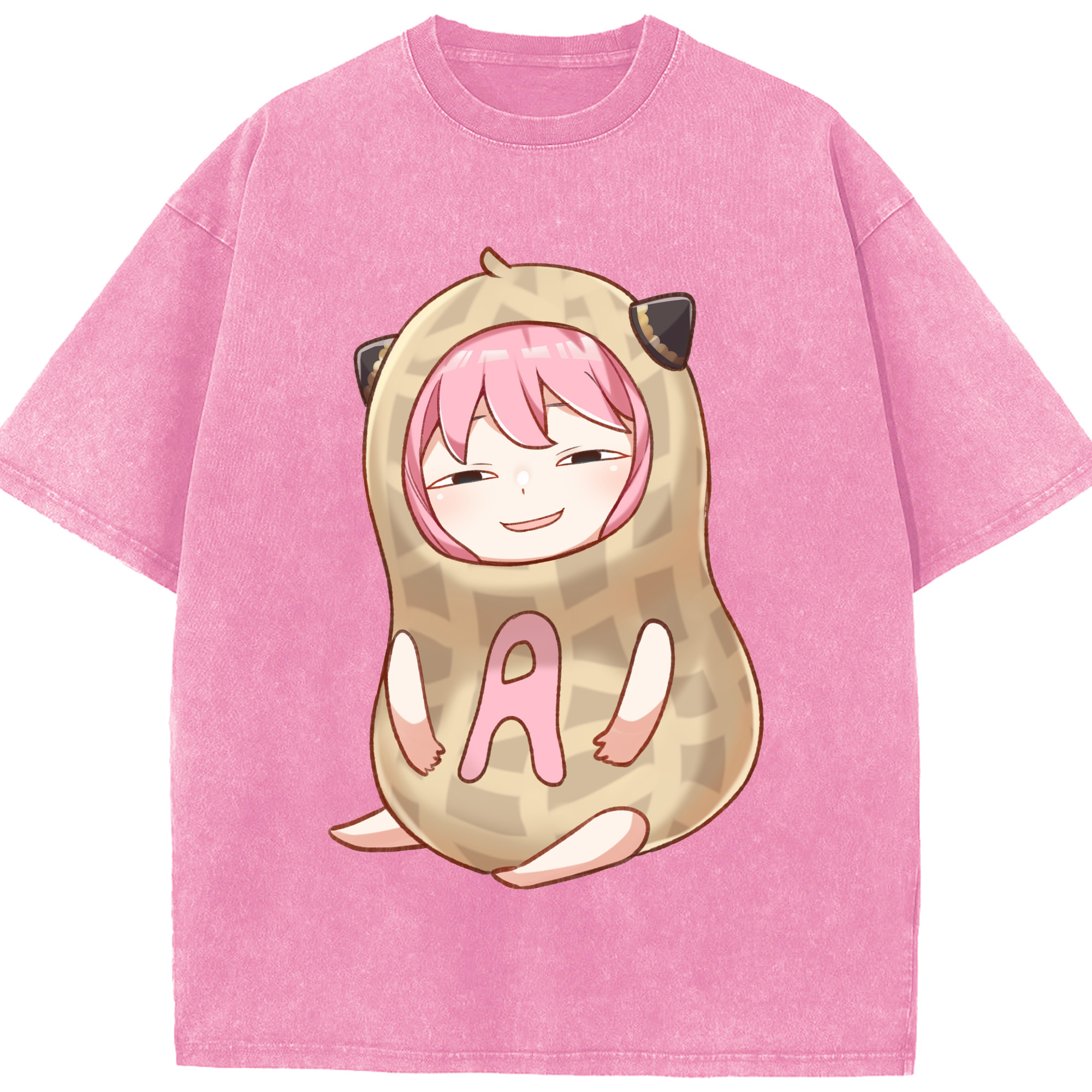 （画像用） SPY×FAMILY间谍家家酒 綿100% ヴィンテージ風 半袖Tシャツ（フロントプリント）